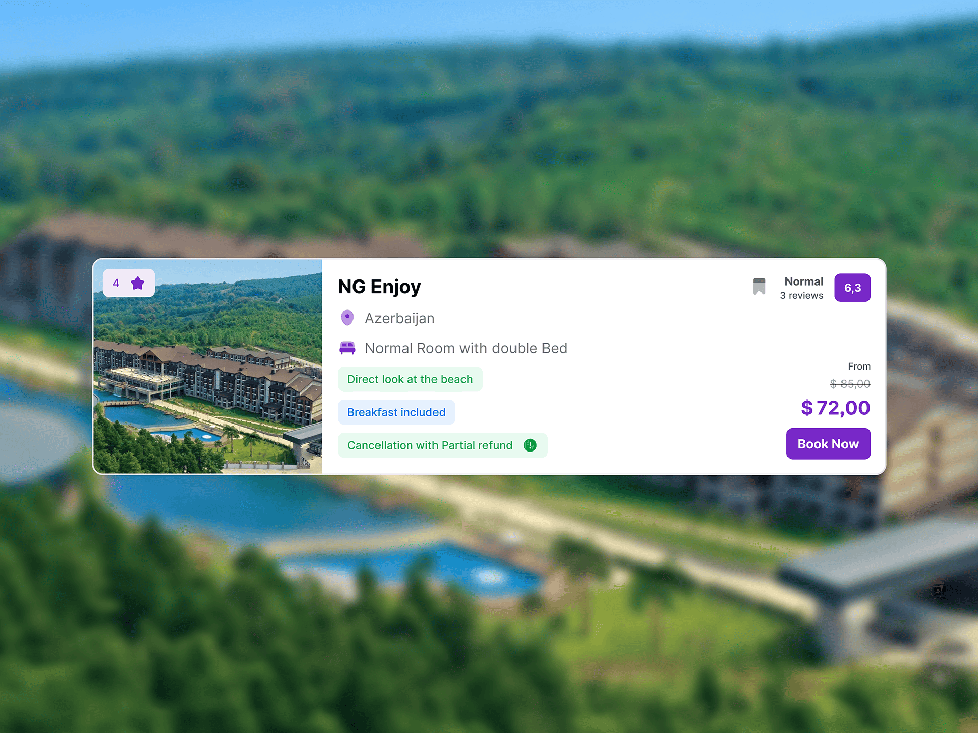 UI Design for Tripwhole Platform